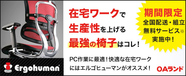 在宅ワークで生産性を上げる最強の椅子はコレ！PC作業に最適！快適な在宅ワークにはエルゴヒューマンがオススメ！