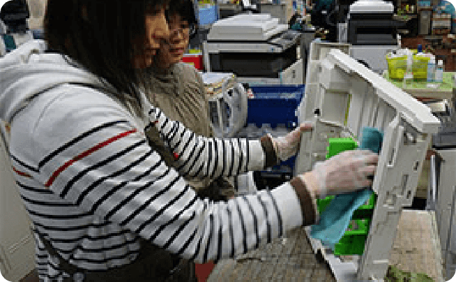 分解・外部の清掃