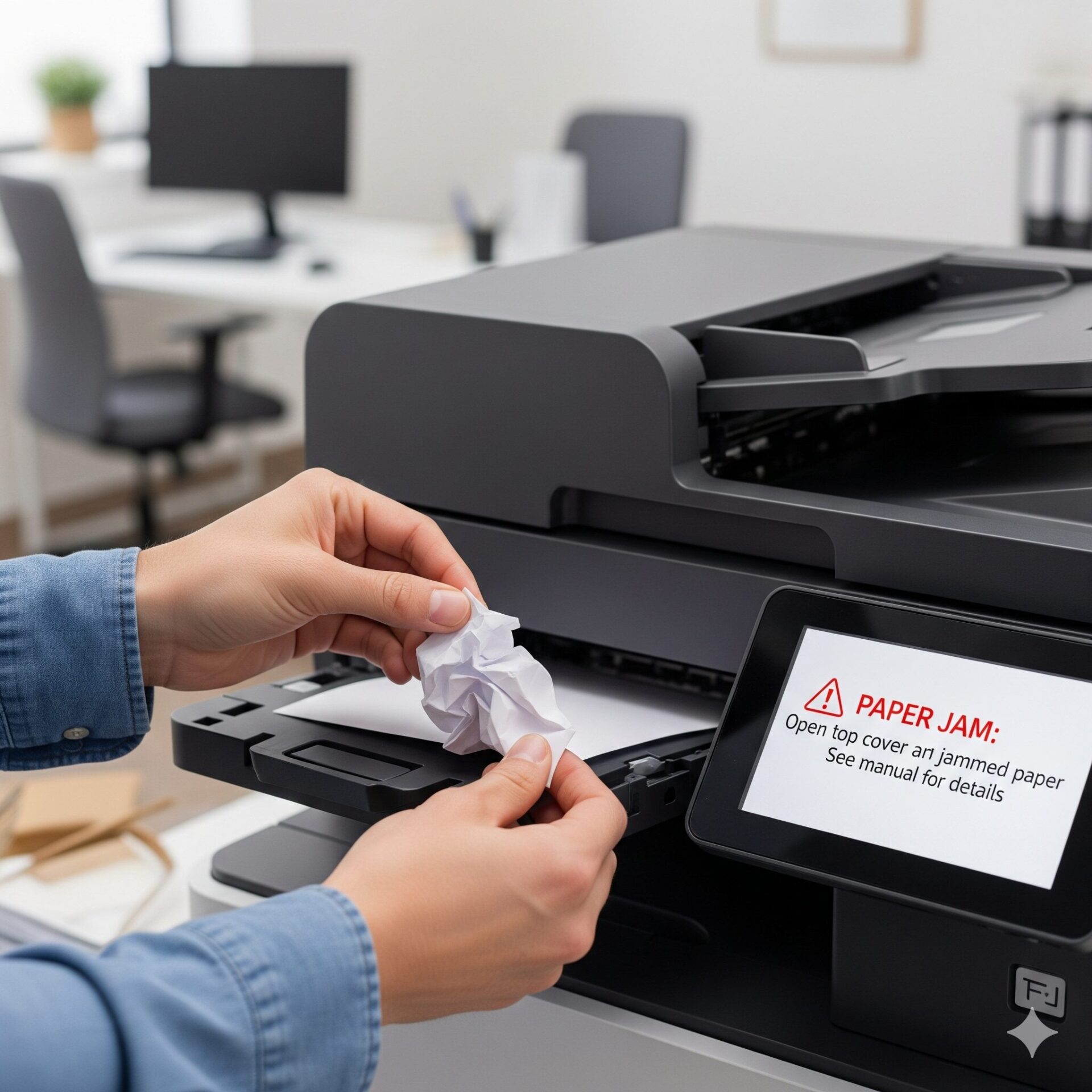 コピー機・複合機の紙詰まりは自分で直せますか？