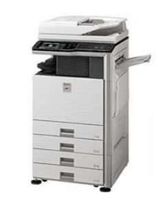 画像:シャープ カラー複合機(コピー機)MX-4100FN