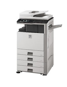 画像:シャープ モノクロ複合機(コピー機)MX-M283N