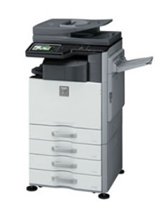 画像：シャープ モノクロ複合機（コピー機）MX-M464FN