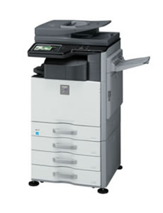 画像：シャープ モノクロ複合機（コピー機）MX-M564FN